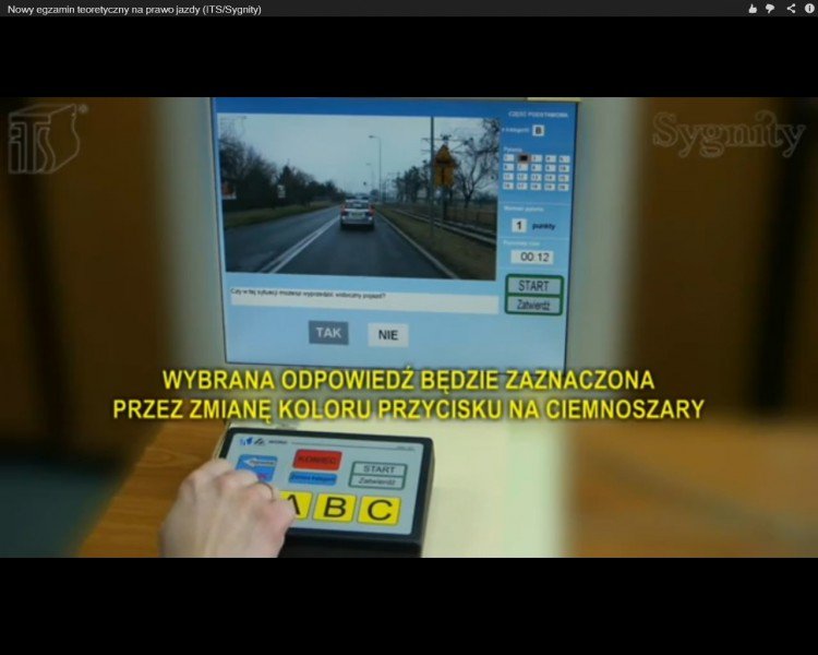 egzamin teoretyczny na prawo jazdy