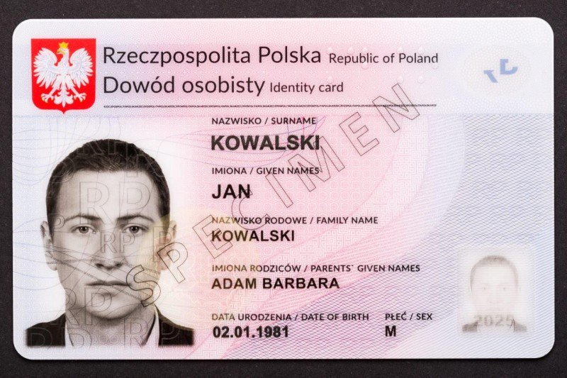 dokument dowód osobisty