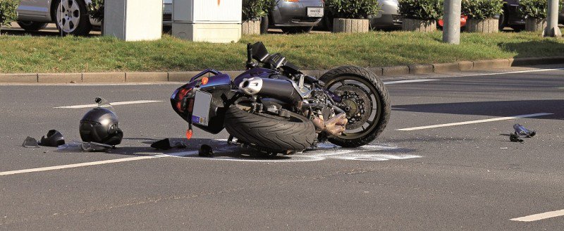 wypadek motocyklowy