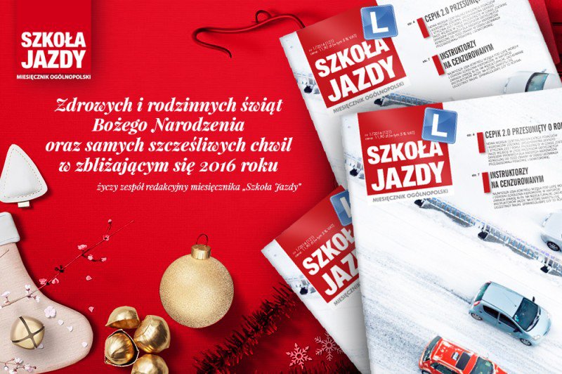 Życzenia Bożonarodzeniowe Szkoła Jazdy