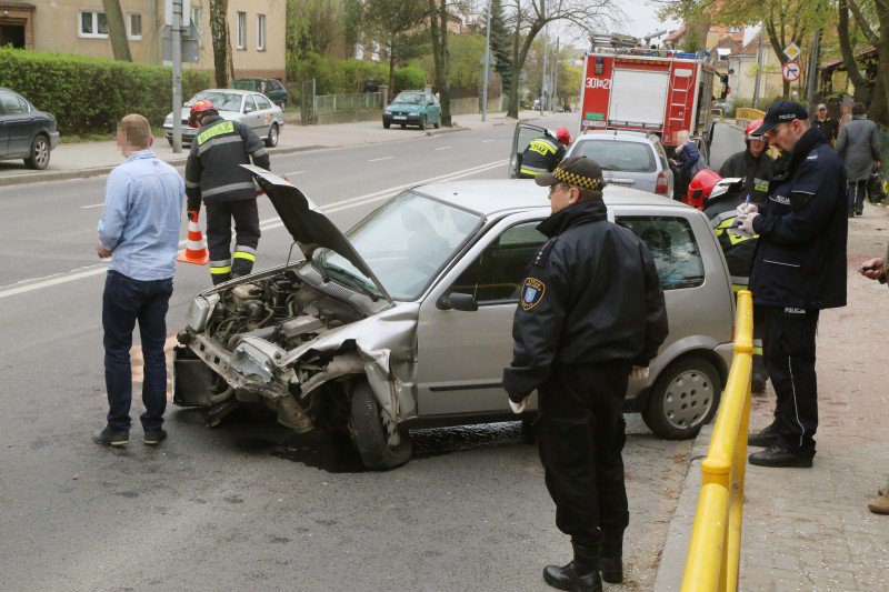 wypadek samochodowy