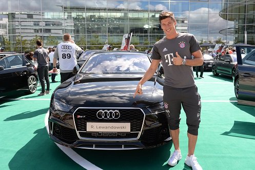Robert Lewandowski, audi