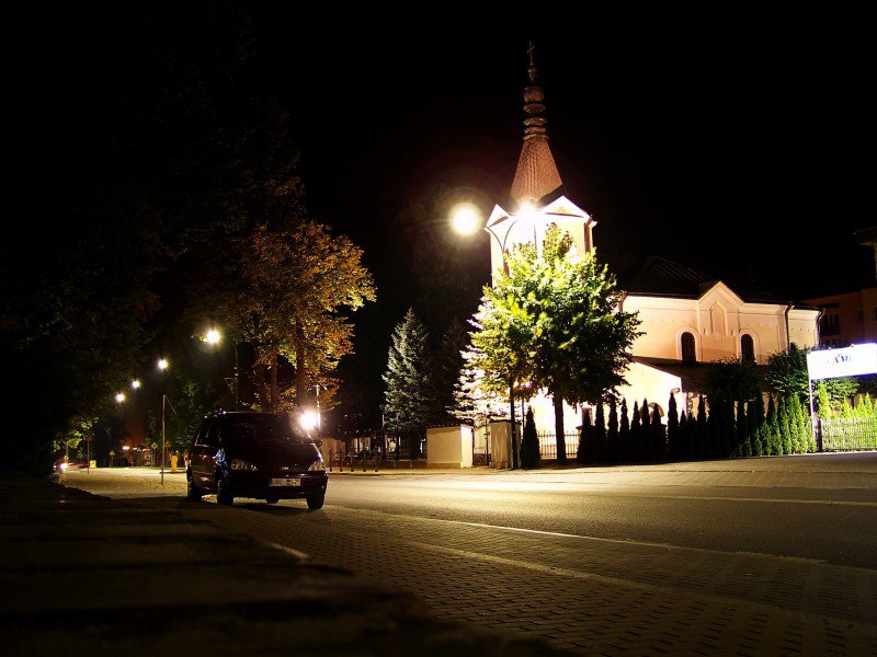 Zamość nocą