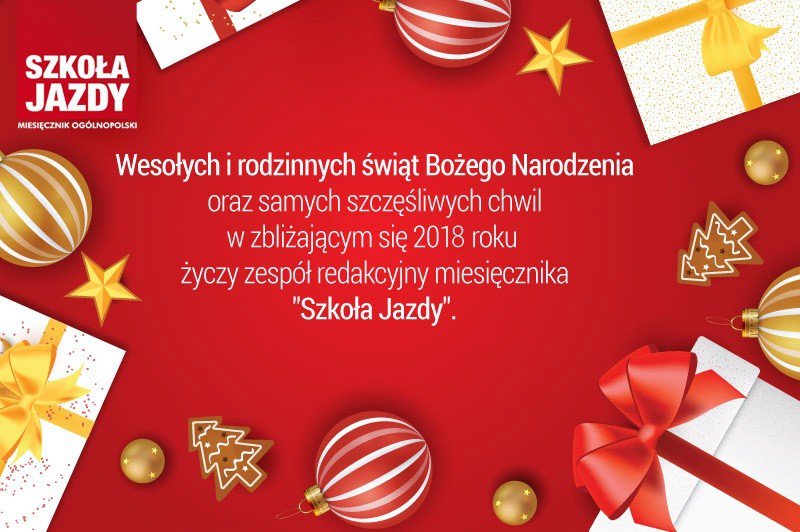 Życzenia Bożonarodzeniowe Szkoła Jazdy