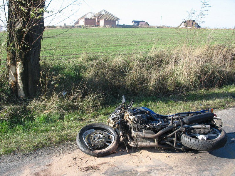 wypadek motocyklowy