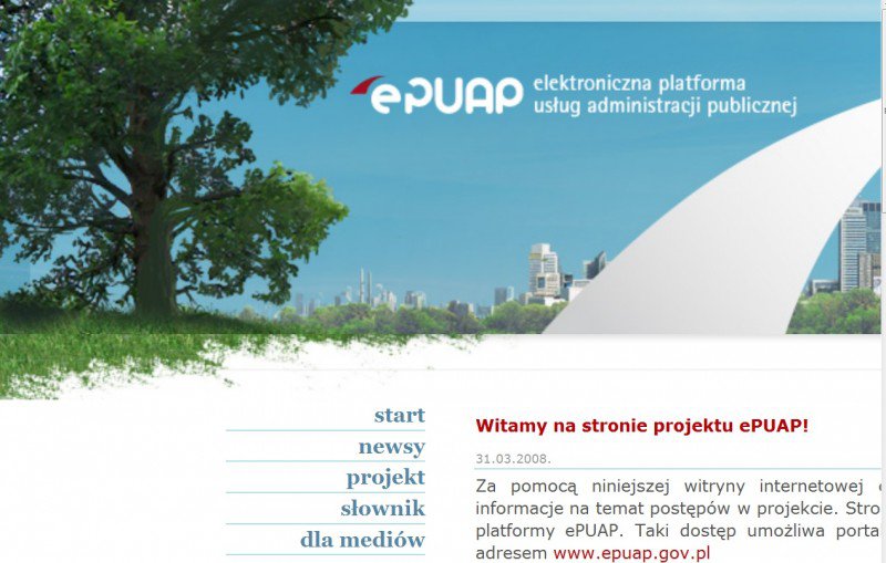 ePUAP strona internetowa