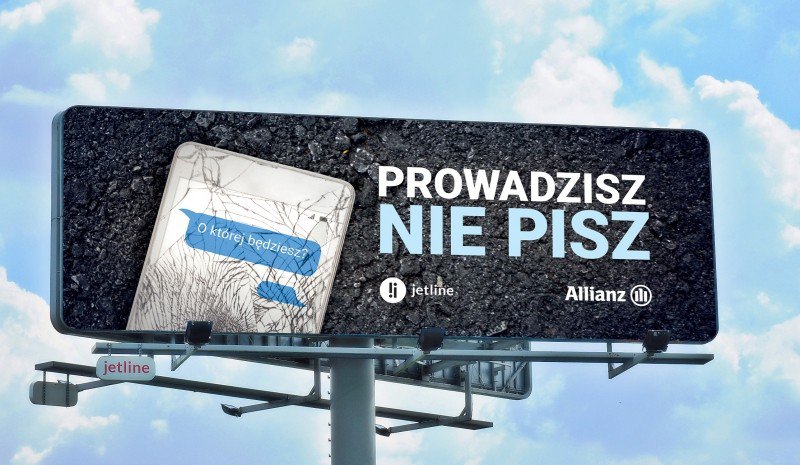 reklama " PROWADZISZ NIE PISZ "